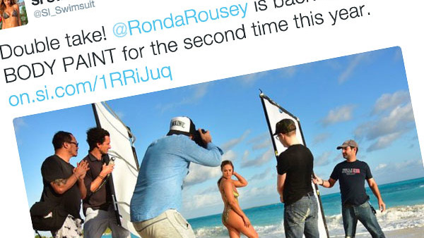 Ronda Rousey Poses Naked For Sports Illustrated