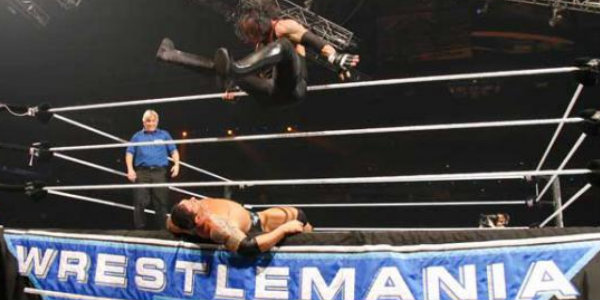 Undertaker Batista Leg Drop