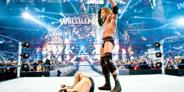 Triple H Randy Orton Wrestlemania 25