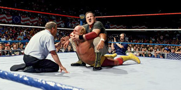 Hulk Hogan Sgt Slaugther Wrestlemania 7