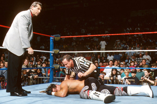 Shawn Michaels Collapses on Raw 1995