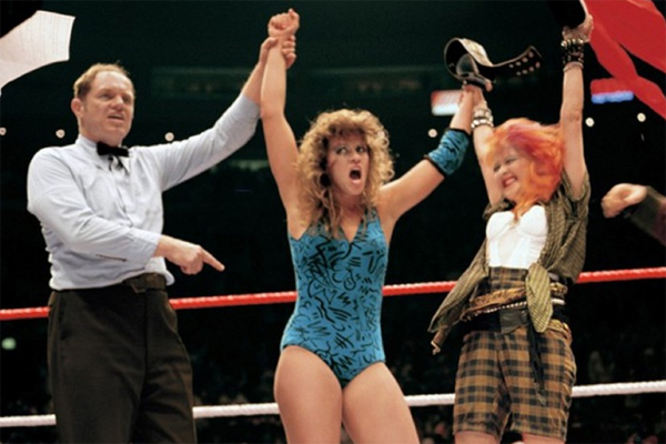 Wendi Richter Cyndi Lauper WrestleMania