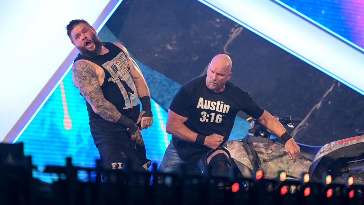 WWE WrestleMania 38 Steve Austin Kevin Owens