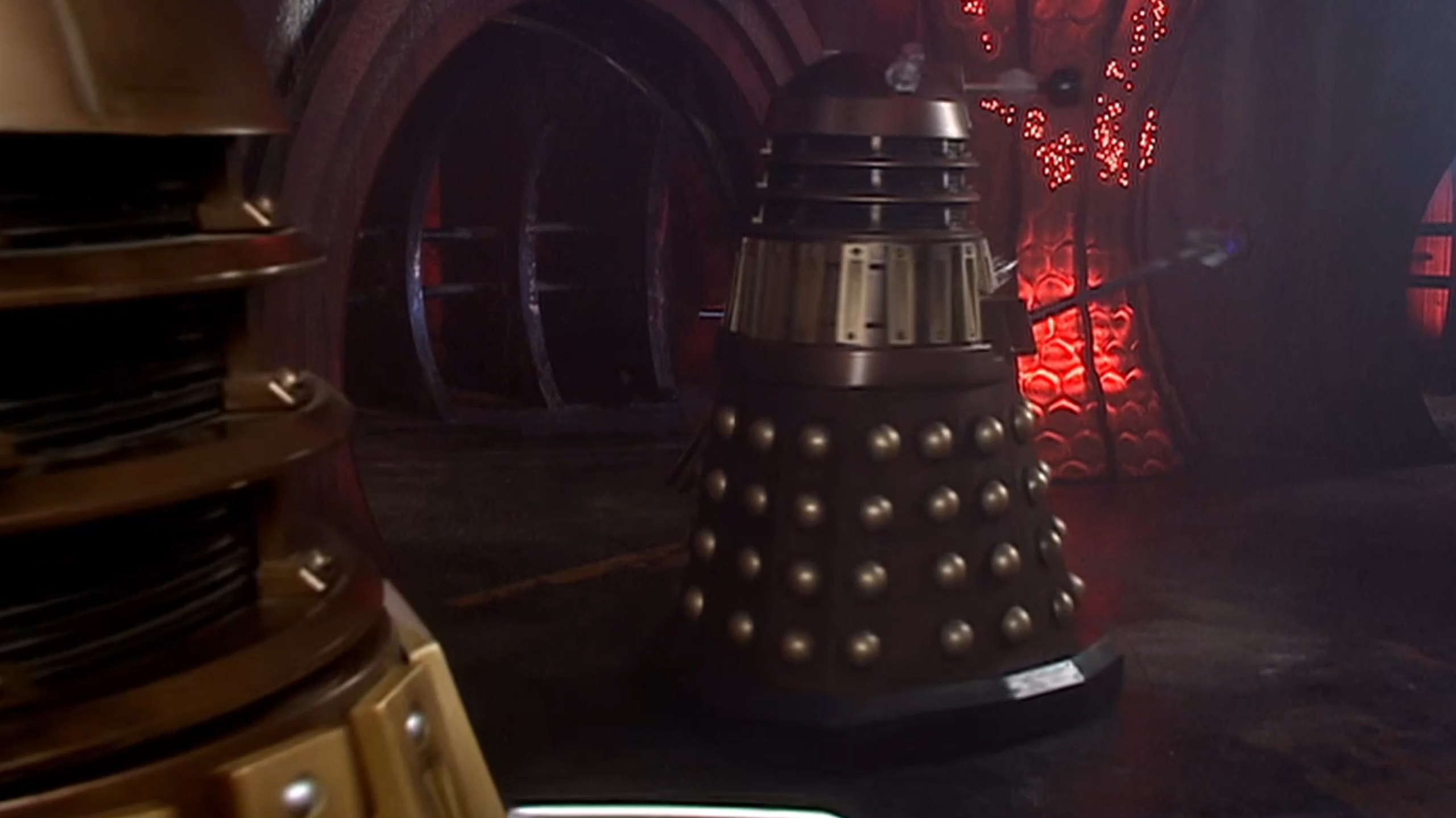 Doctor Who Journey's End Daleks spinning