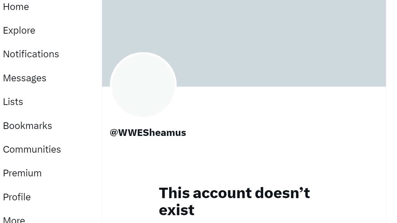 Sheamus X Twitter