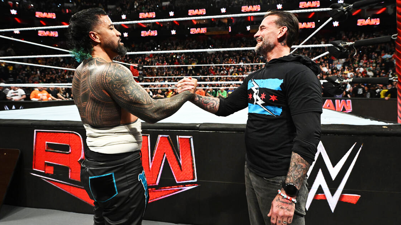 WWE Raw Jey Uso CM Punk