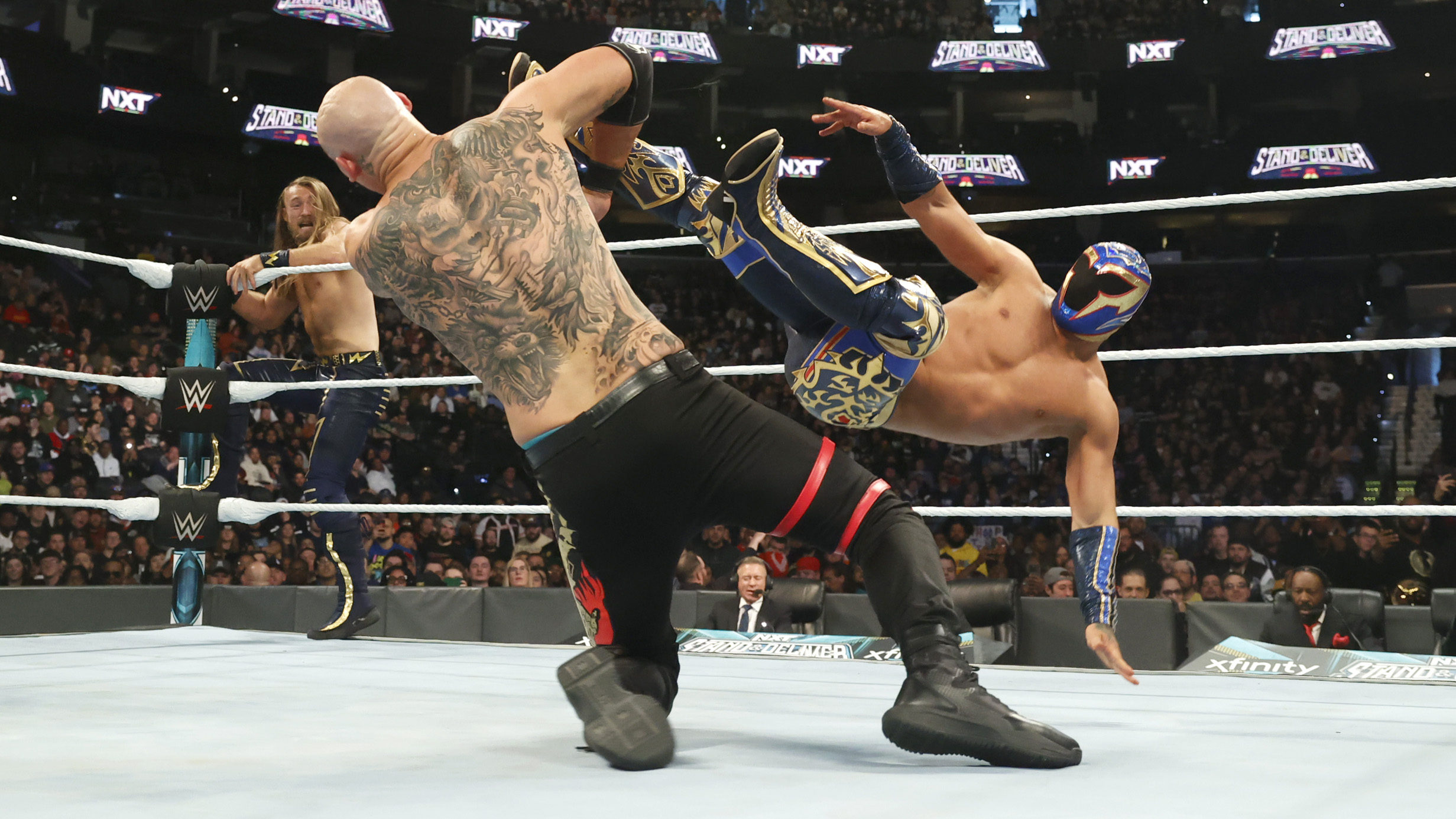 NXT Stand & Deliver 2024 Baron Corbin Axiom Nathan Frazer