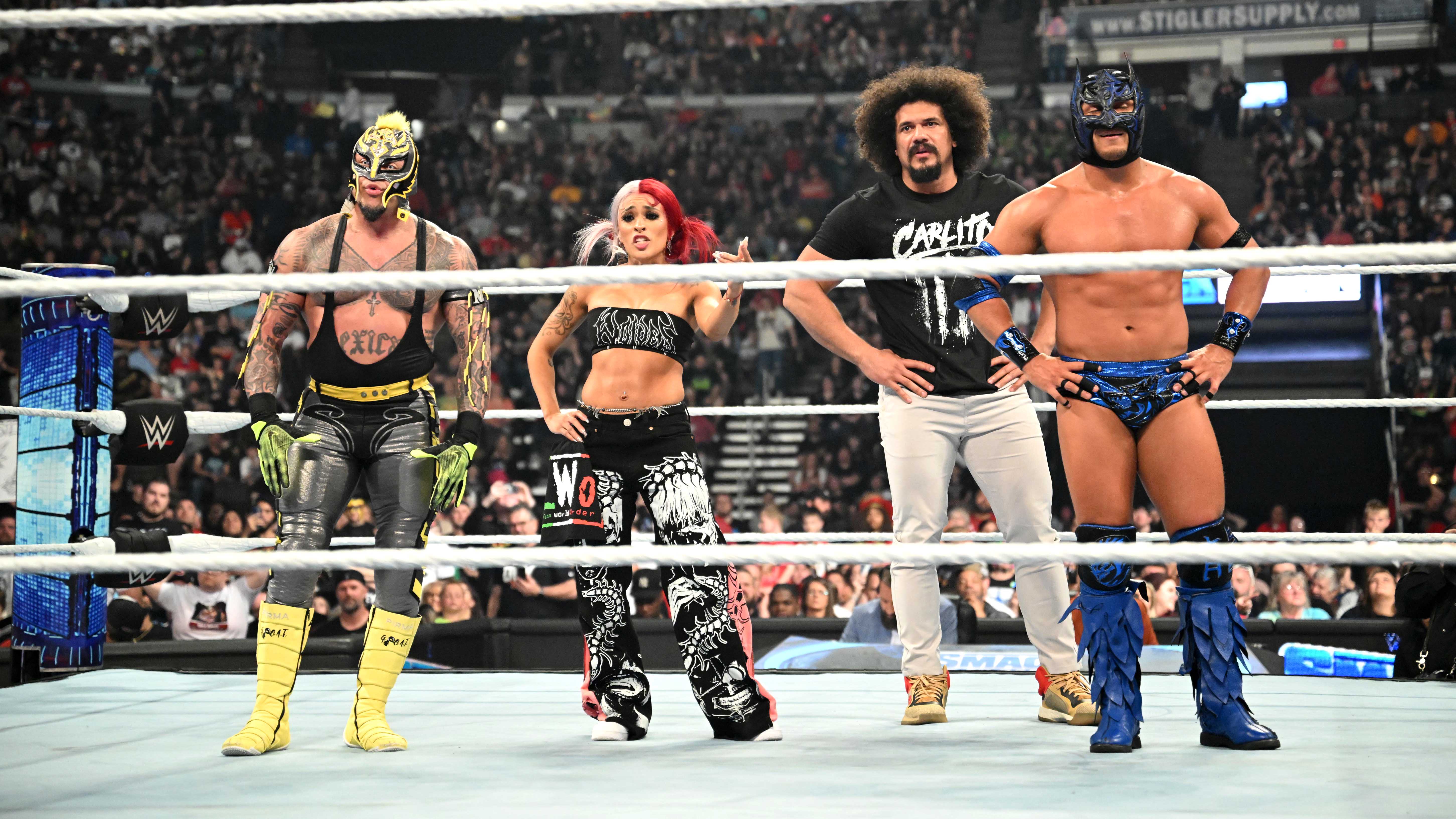 LWO Rey Mysterio Carlito Dragon Lee Zelina Vega