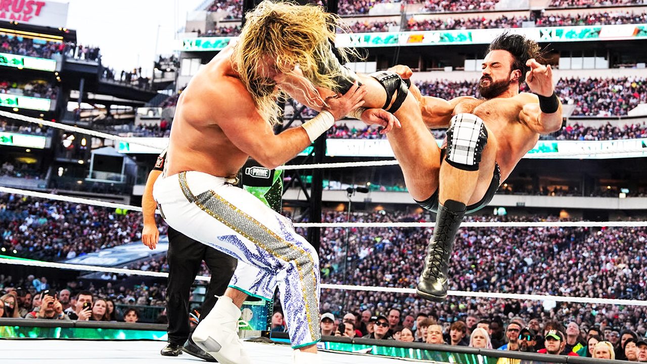 WWE WrestleMania XL Seth Rollins Drew McIntyre