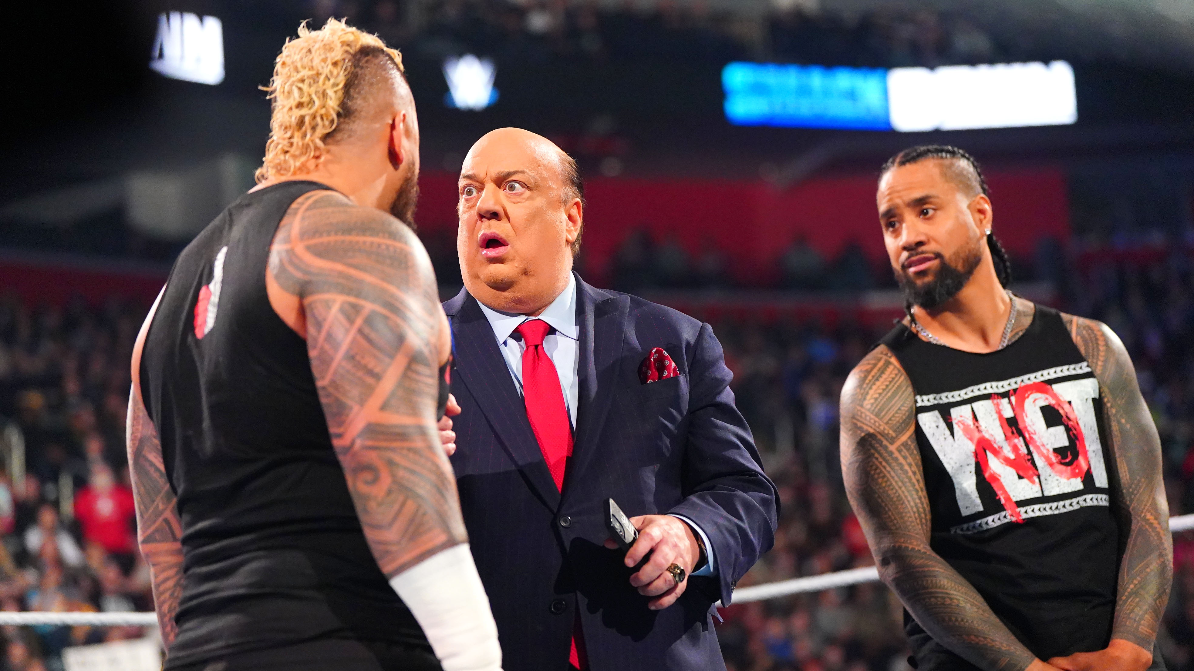 Paul Heyman Solo Sikoa Jimmy Uso