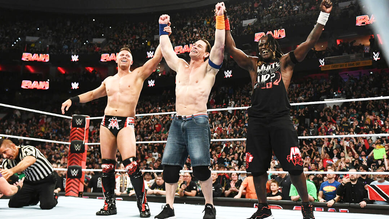 WWE Raw The Miz John Cena R-Truth
