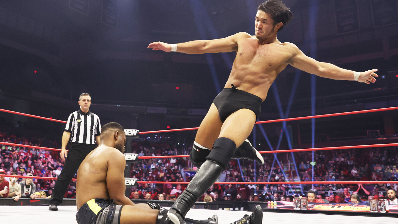 AEW Collision Lee Moriarty Katsuyori Shibata