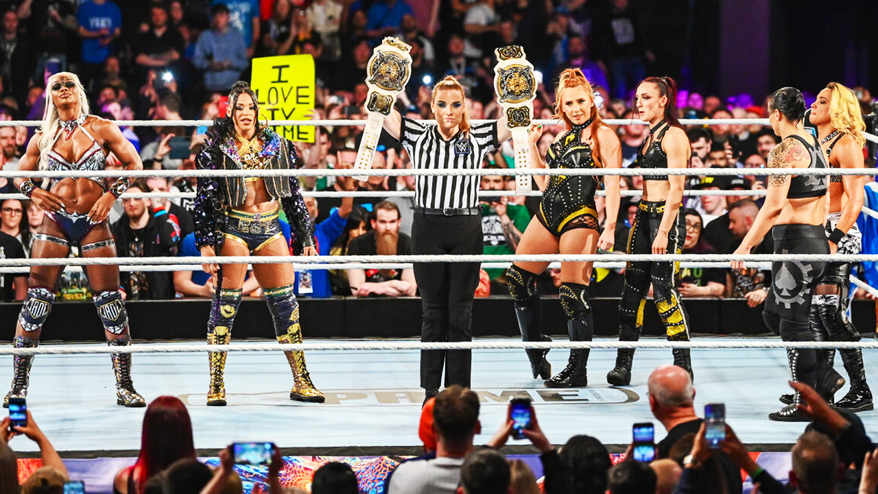 WWE Clash at the Castle 2024 Jade Cargill Bianca Belair Isla Dawn Alba Fyre Shayna Baszler Zoey Stark