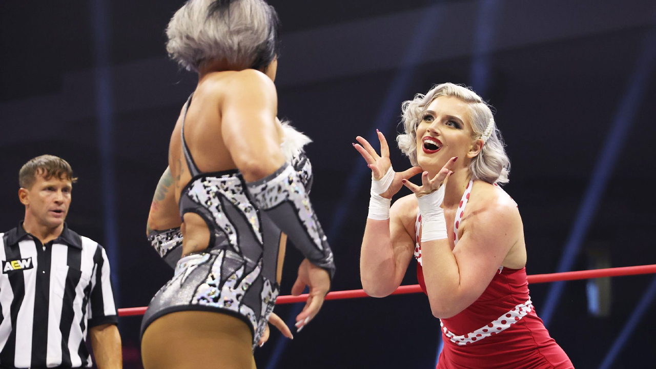 AEW Collision Lady Frost Toni Storm