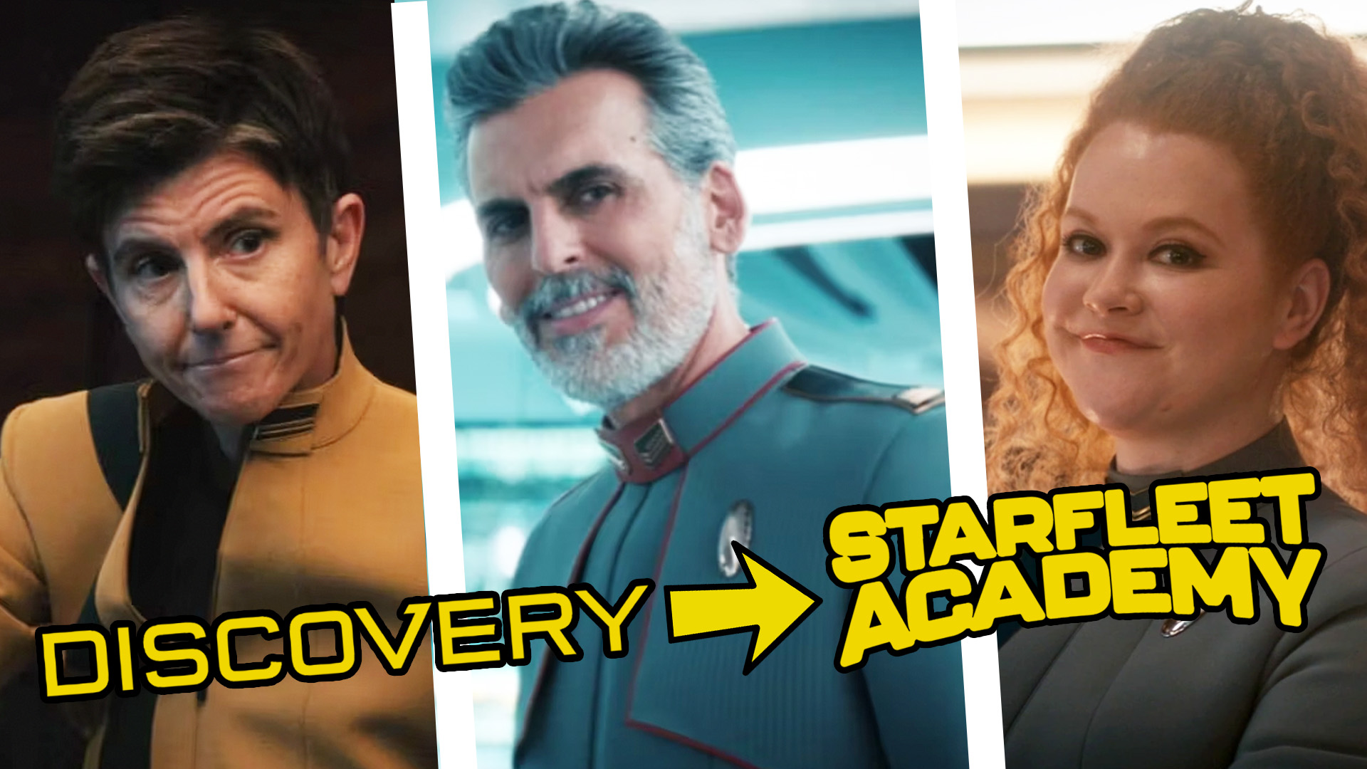 Star Trek Discovery Starfleet Academy Tilly Vance Reno Tig Nataro Mary Wiseman Oded Fehr