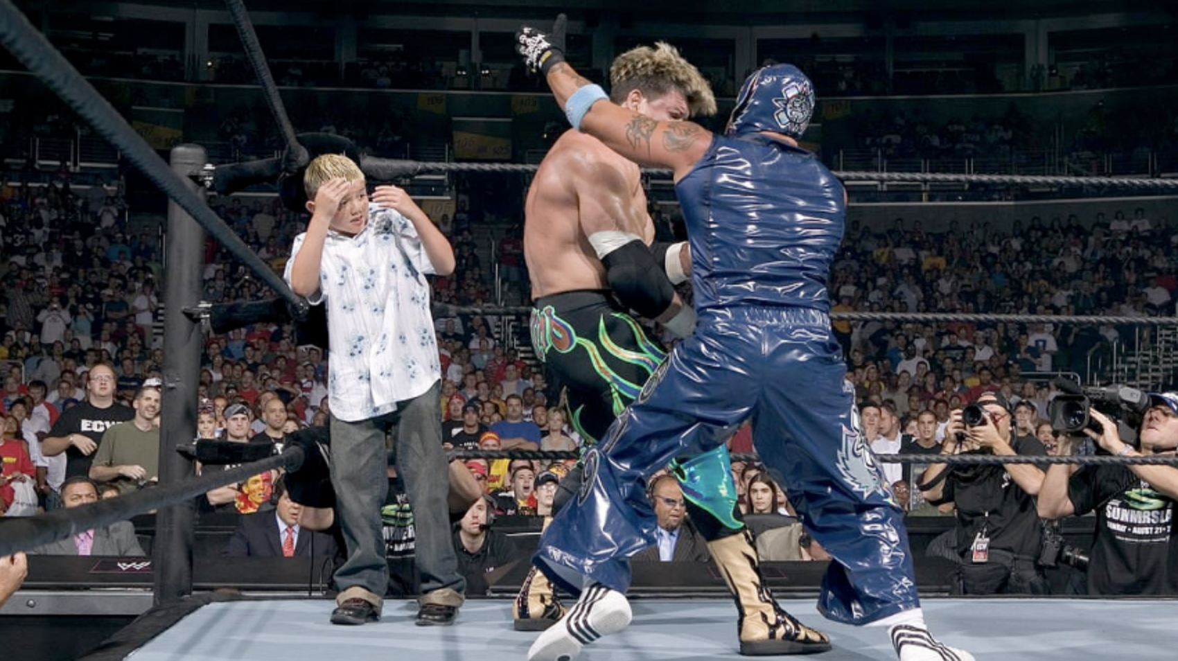 WWE SummerSlam 2005 Eddie Guerrero Rey Dominik Mysterio