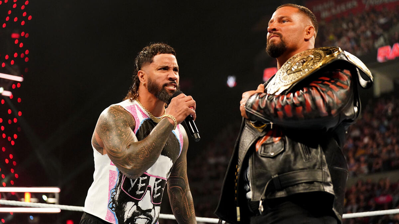 WWE Raw Jey Uso Bron Breakker