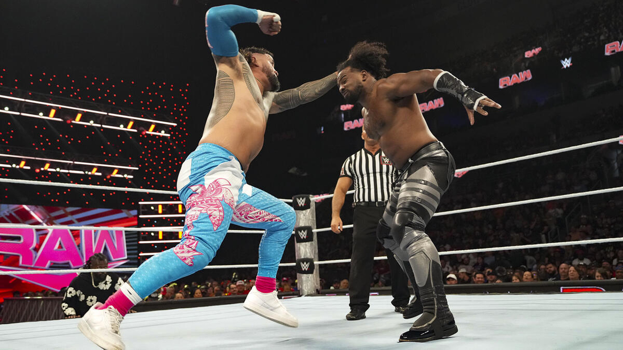 WWE Raw Jey Uso Xavier Woods