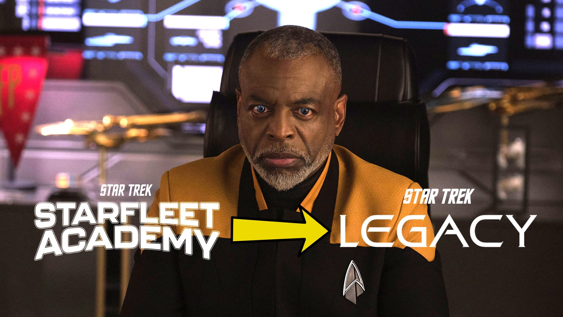 Legacy Burton Star Trek Levar Geordie Next Generation Picard