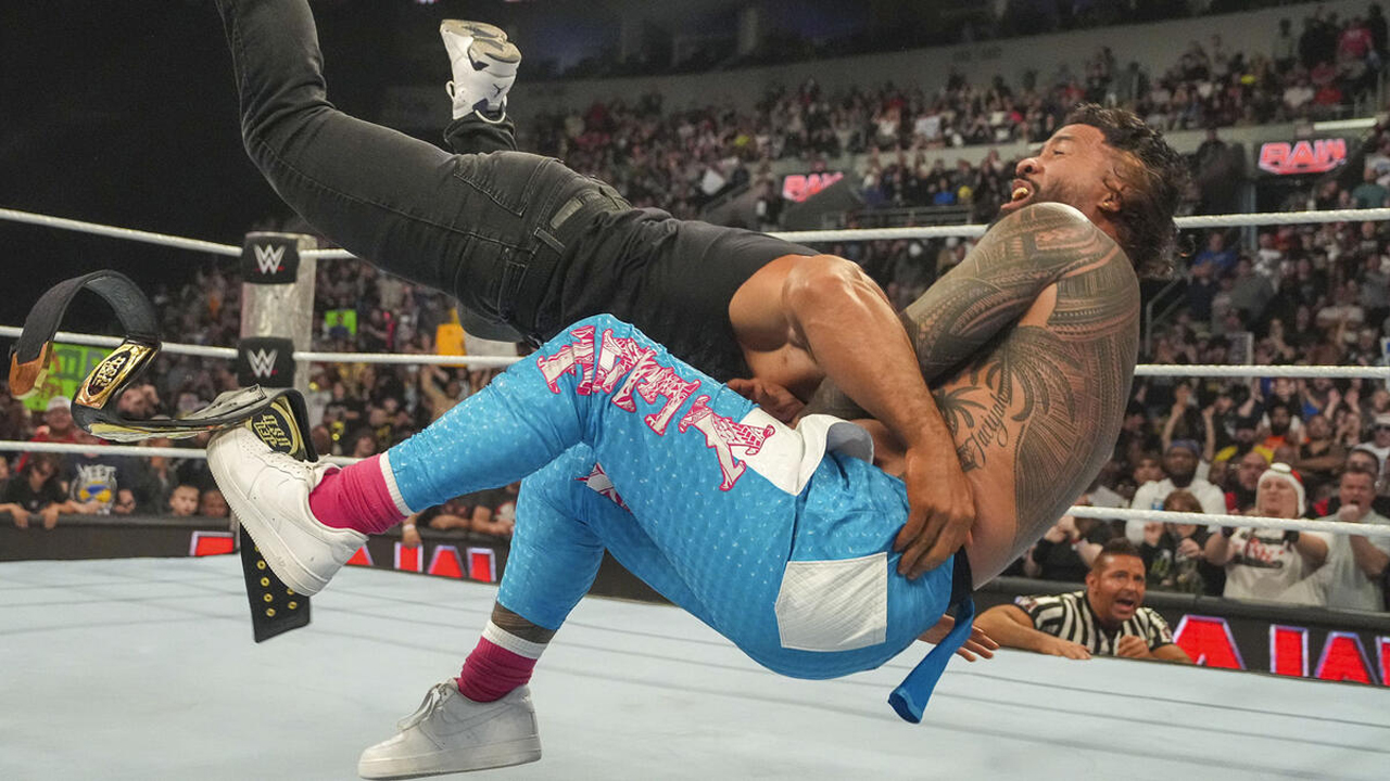 WWE Raw Bron Breakker Jey Uso