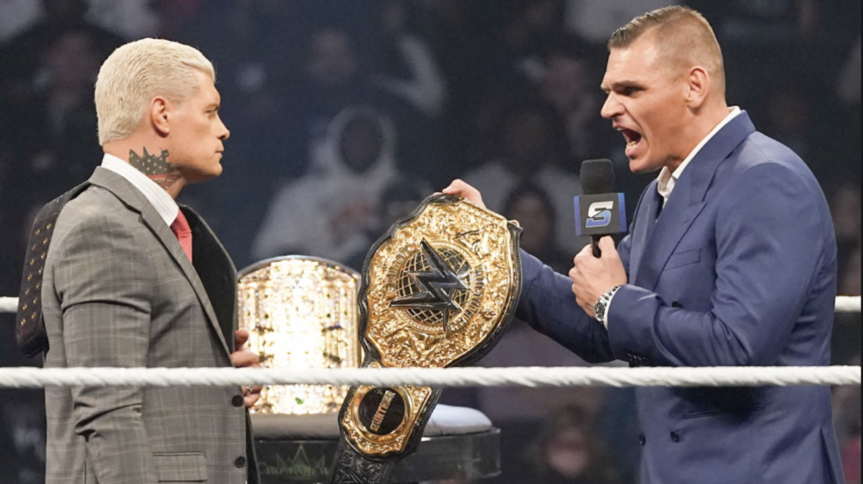 Cody Rhodes GUNTHER WWE Crown Jewel Title