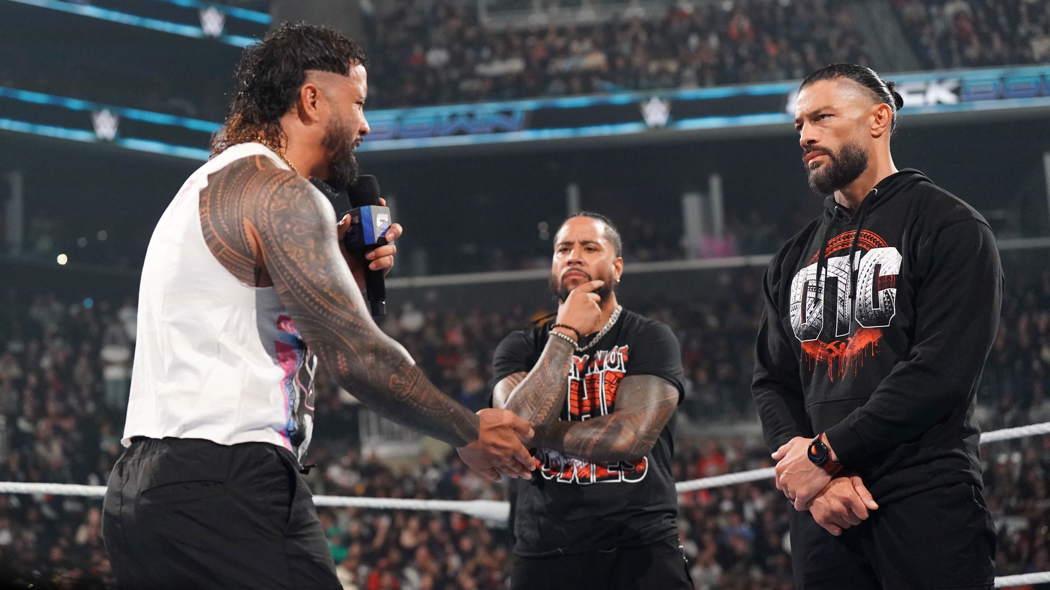 The Bloodline Roman Reigns Jimmy Jey Usos