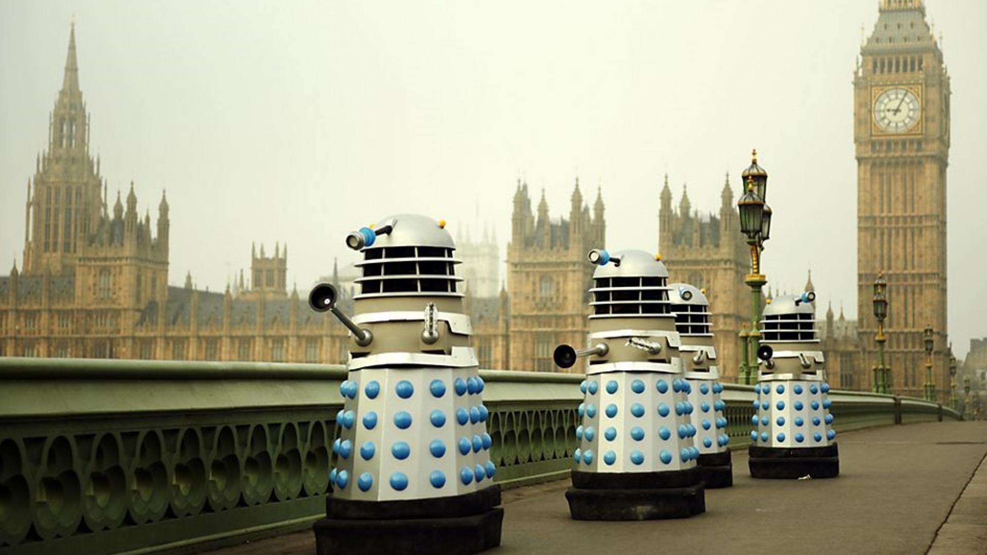 Doctor Who An Adventure In Space and Time Daleks Westminster Bridge