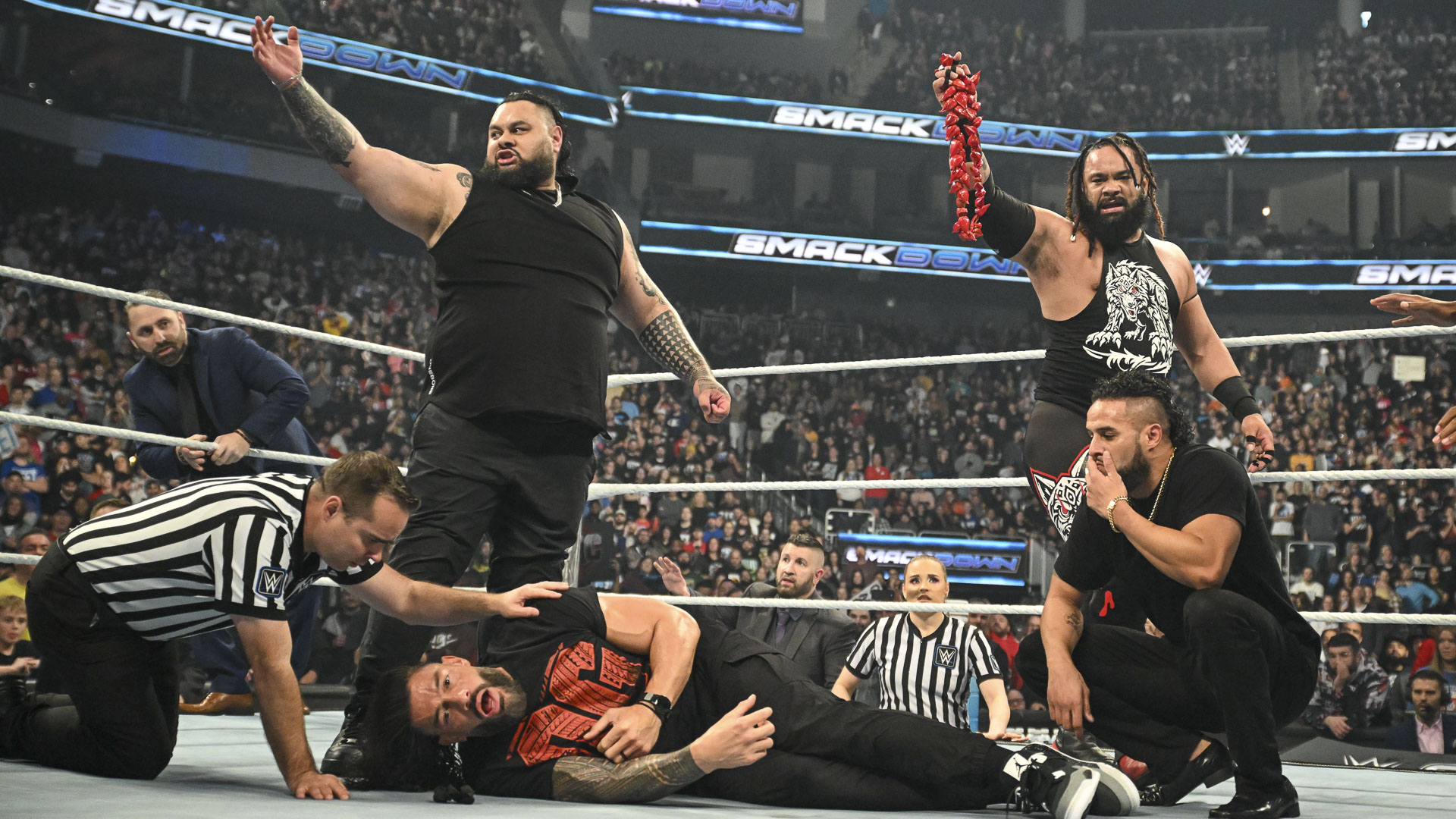 Bloodline Roman Reigns Bronson Reed Tama Tonga Jacob Fatu