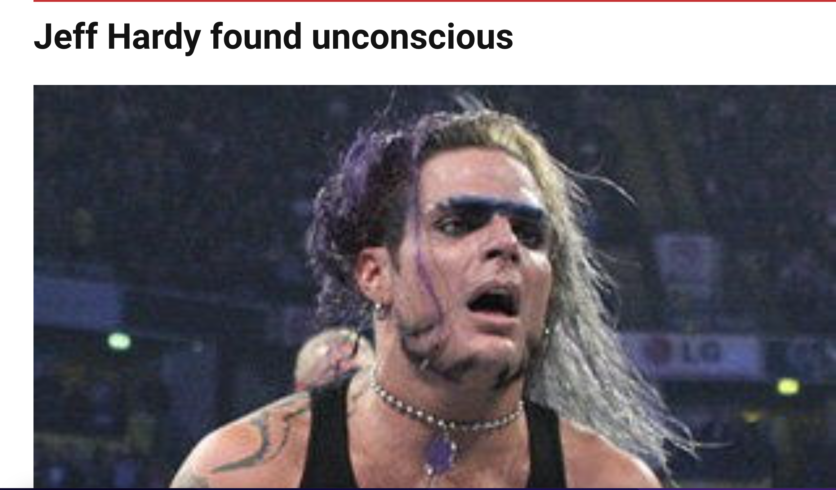 Jeff Hardy Found