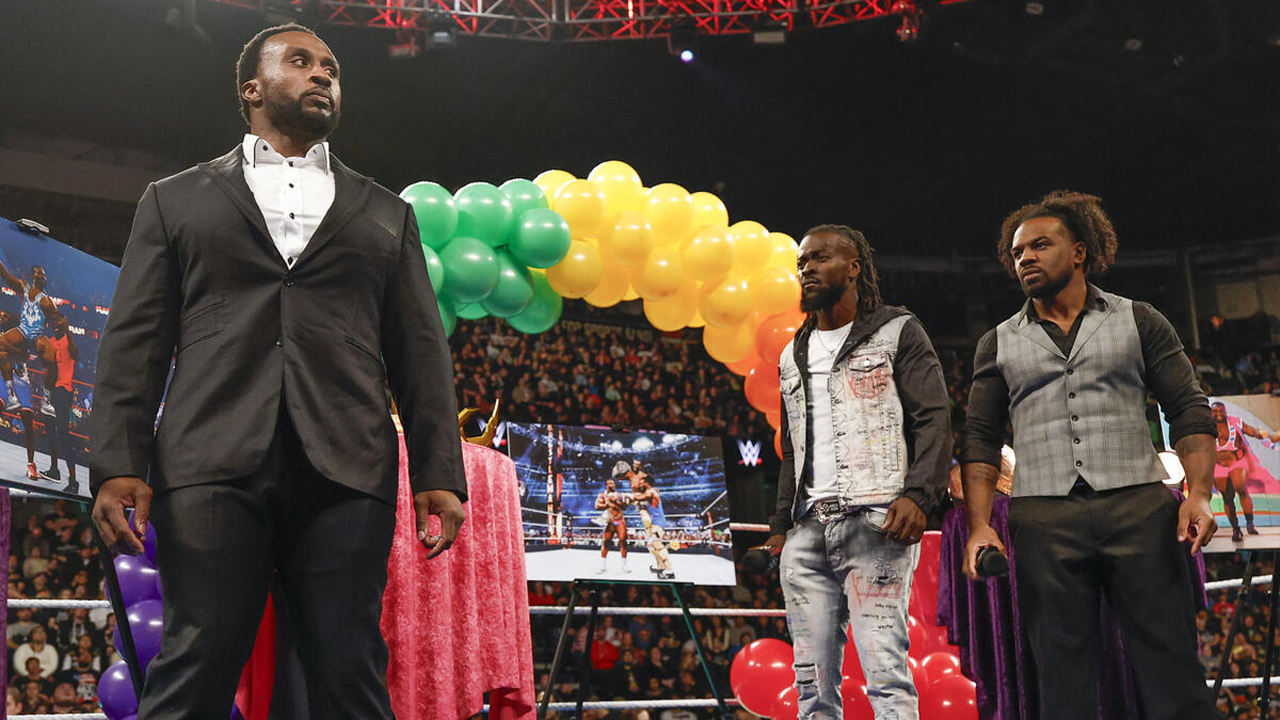 WWE Raw The New Day Big E Kofi Kingston Xavier Woods