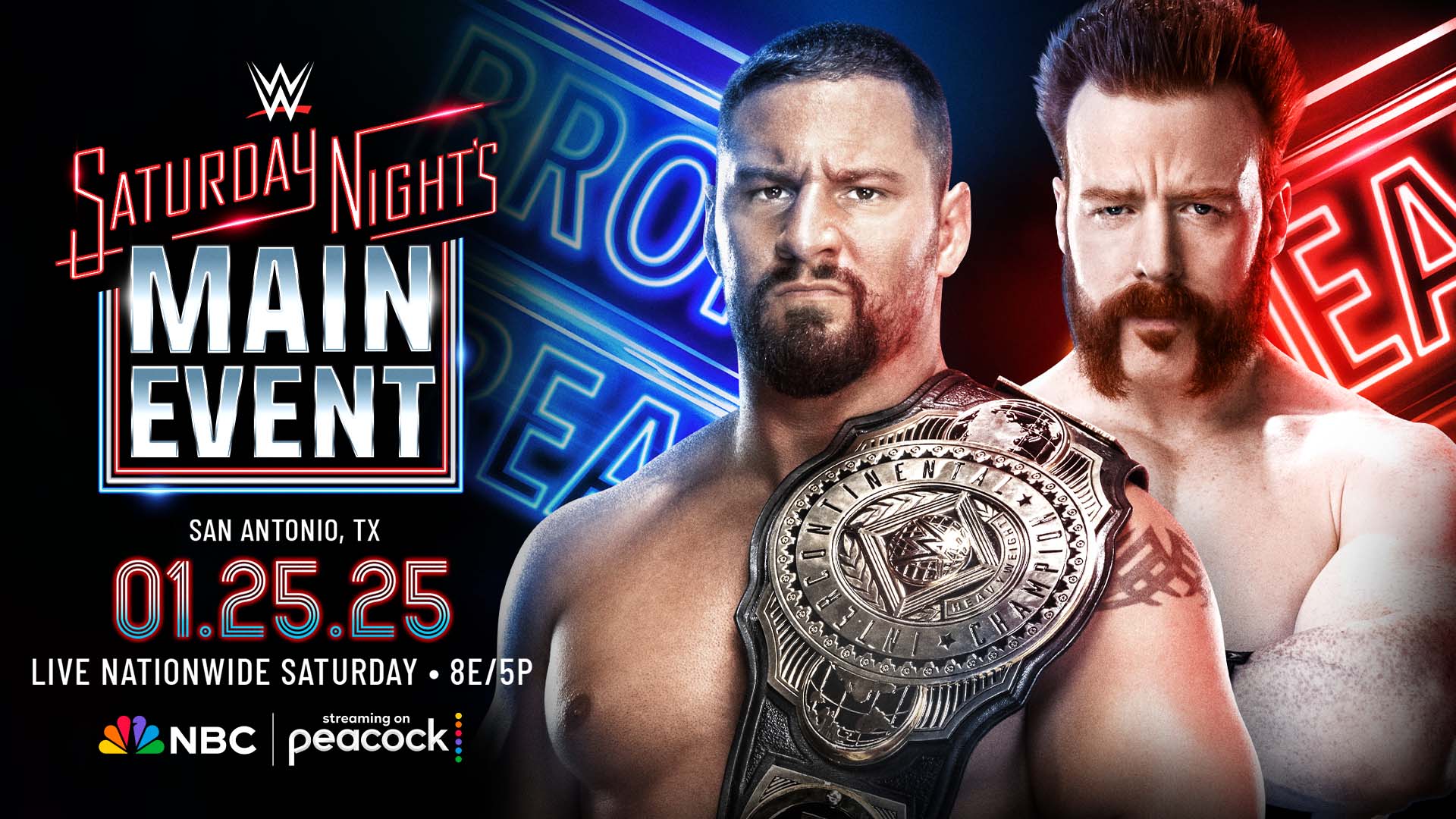 WWE Saturday Night's Main Event 2025 Bron Breakker Sheamus