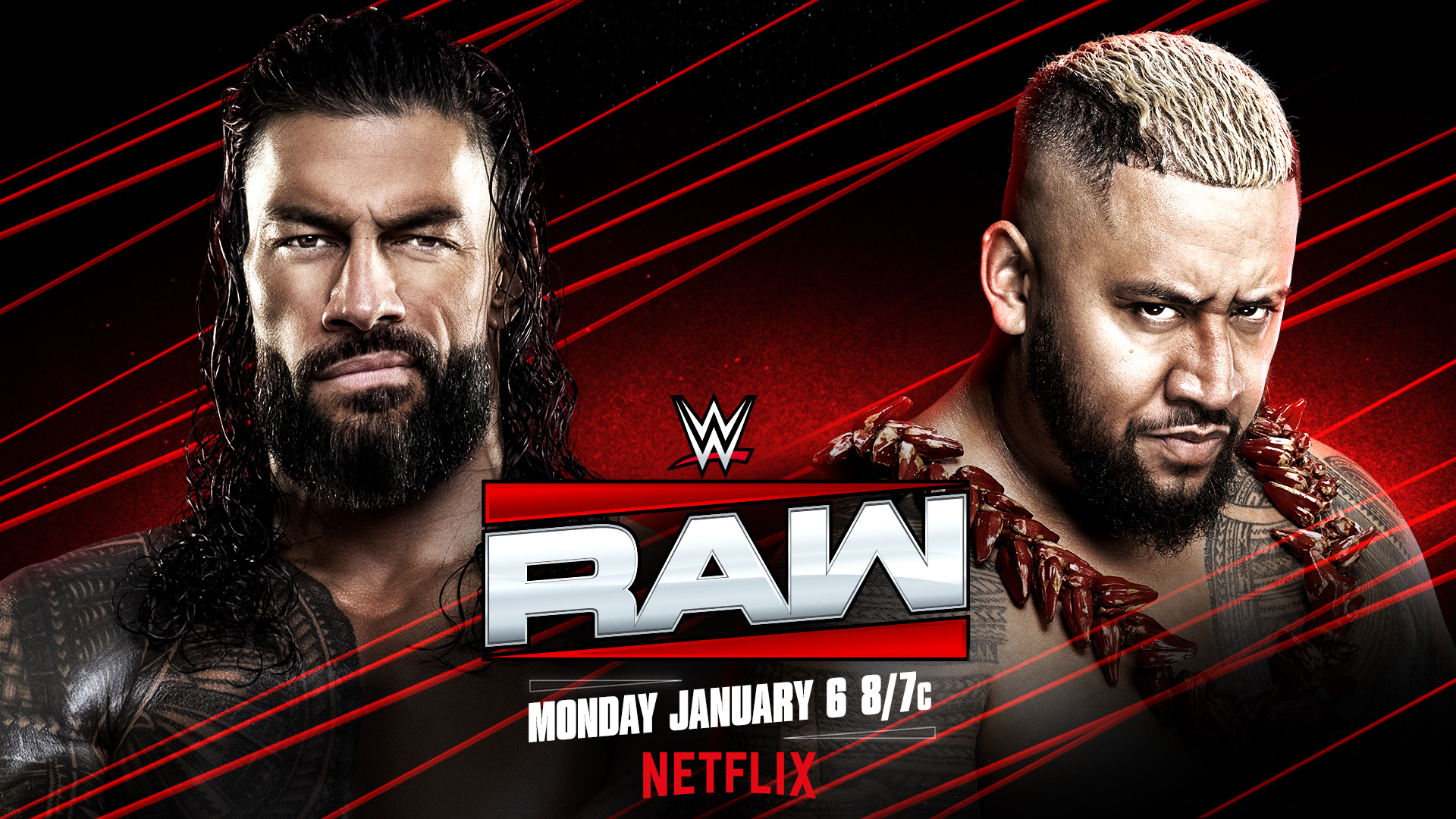 WWE Raw Netflix Roman Reigns Solo Sikoa