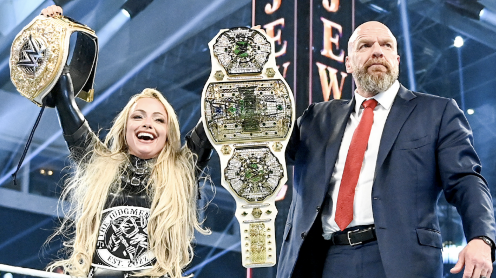 WWE Crown Jewel 2024 Title Liv Morgan Triple H