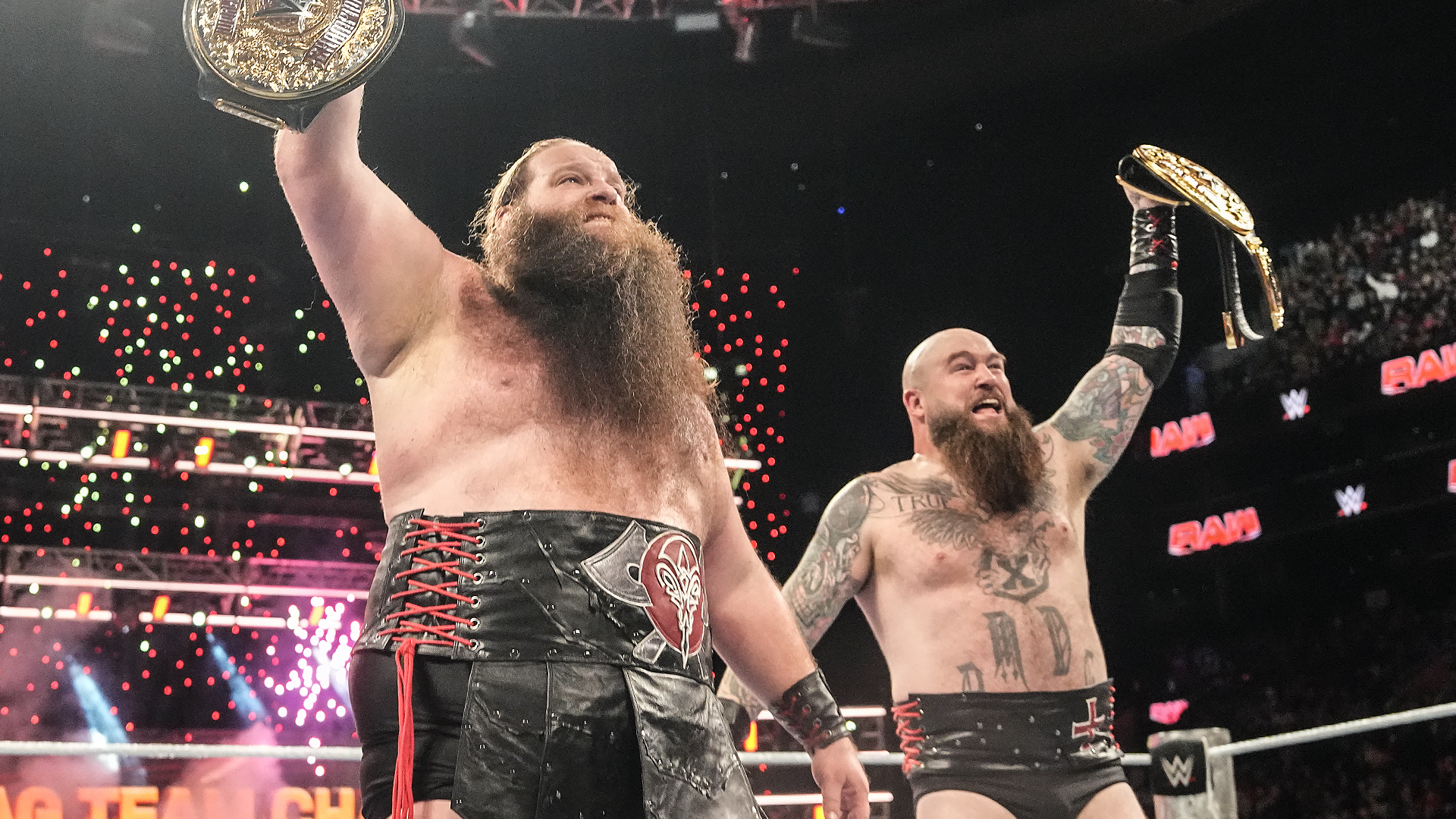 The War Raiders WWE World Tag-Team Titles