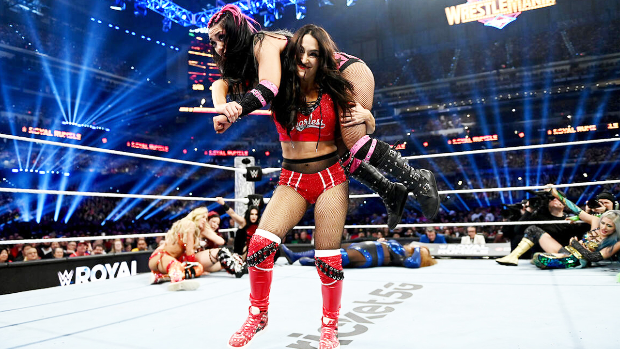 WWE Royal Rumble 2025 Nikki Bella Roxanne Perez