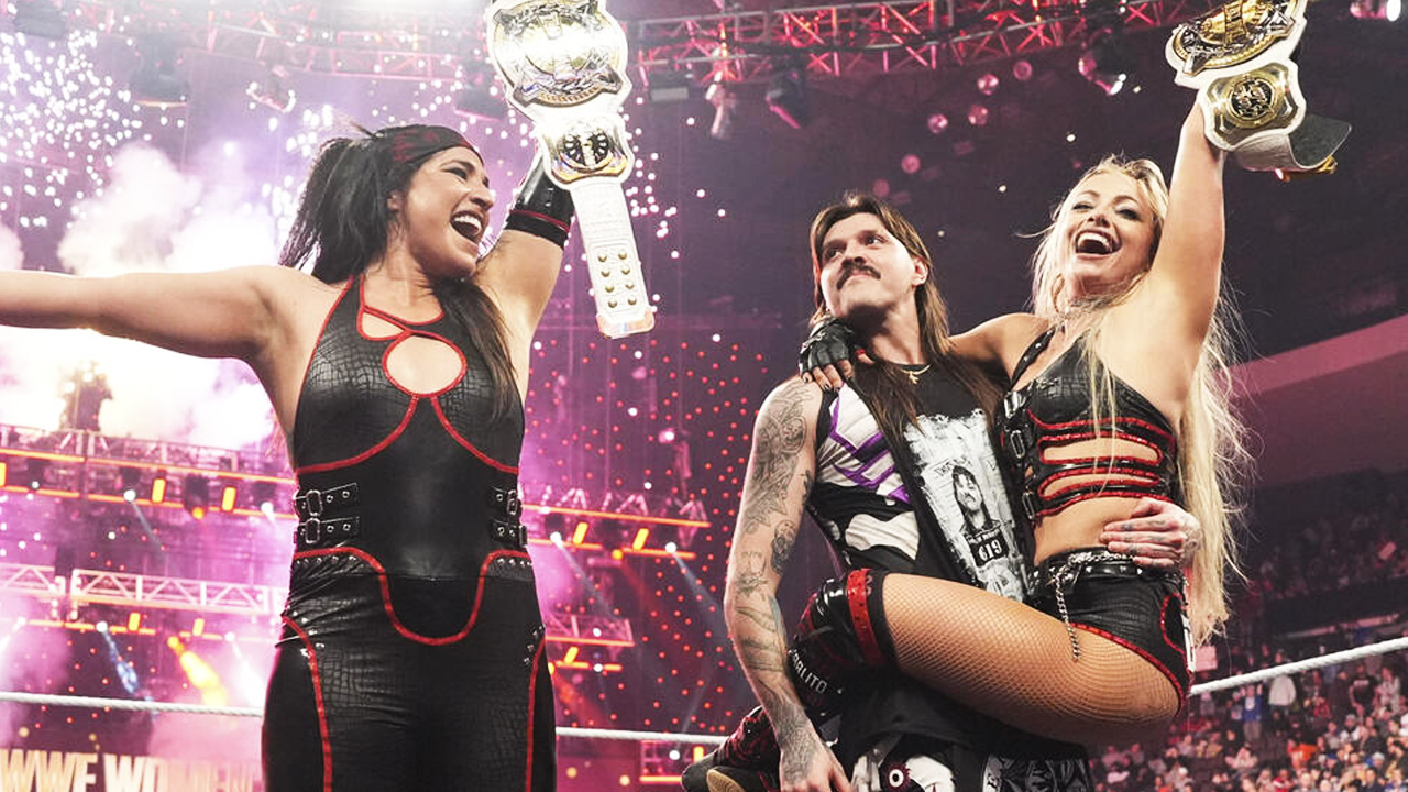 WWE Raw Raquel Rodriguez Dominik Mysterio Liv Morgan