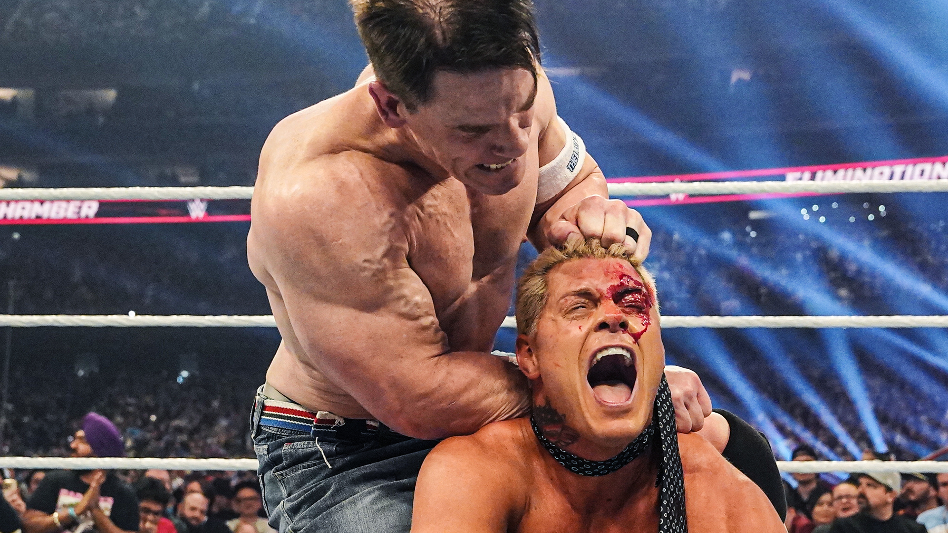 WWE Elimination Chamber 2025 John Cena Cody Rhodes