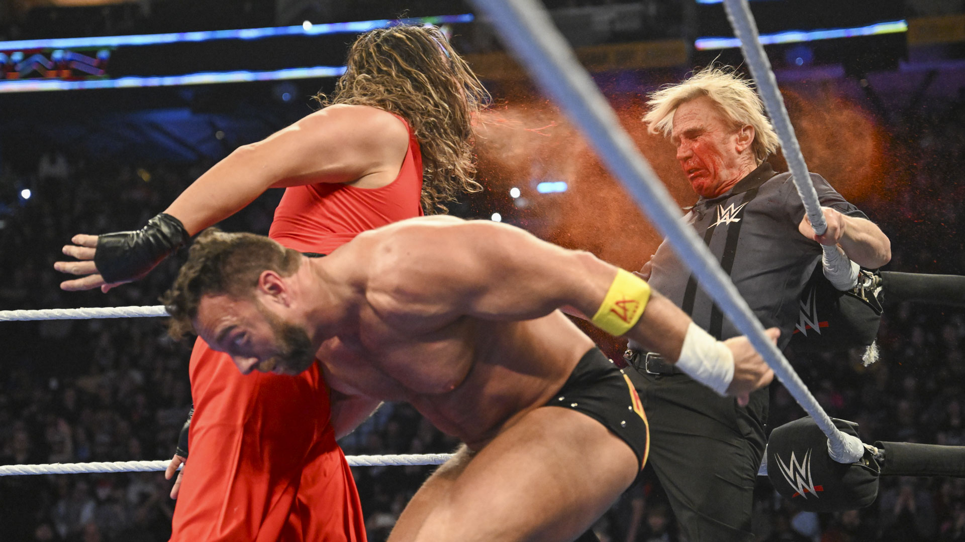 LA Knight Shinsuka Nakamura Charles Robinson Red Mist