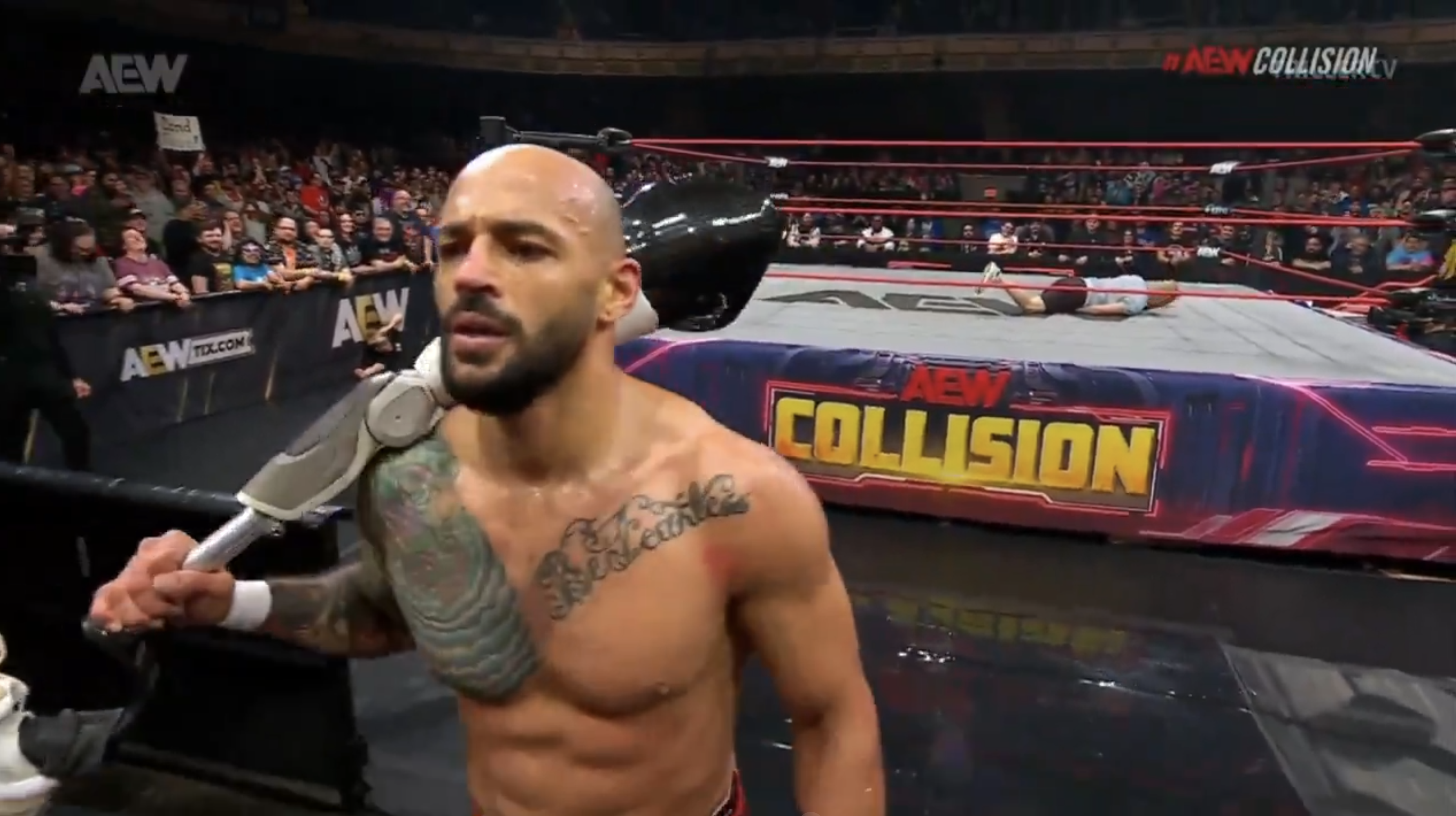 AEW Collision Ricochet Zach Gowan