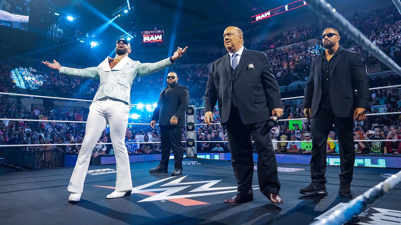 WWE Raw Seth Rollins Bronson Reed Paul Heyman Bron Breakker