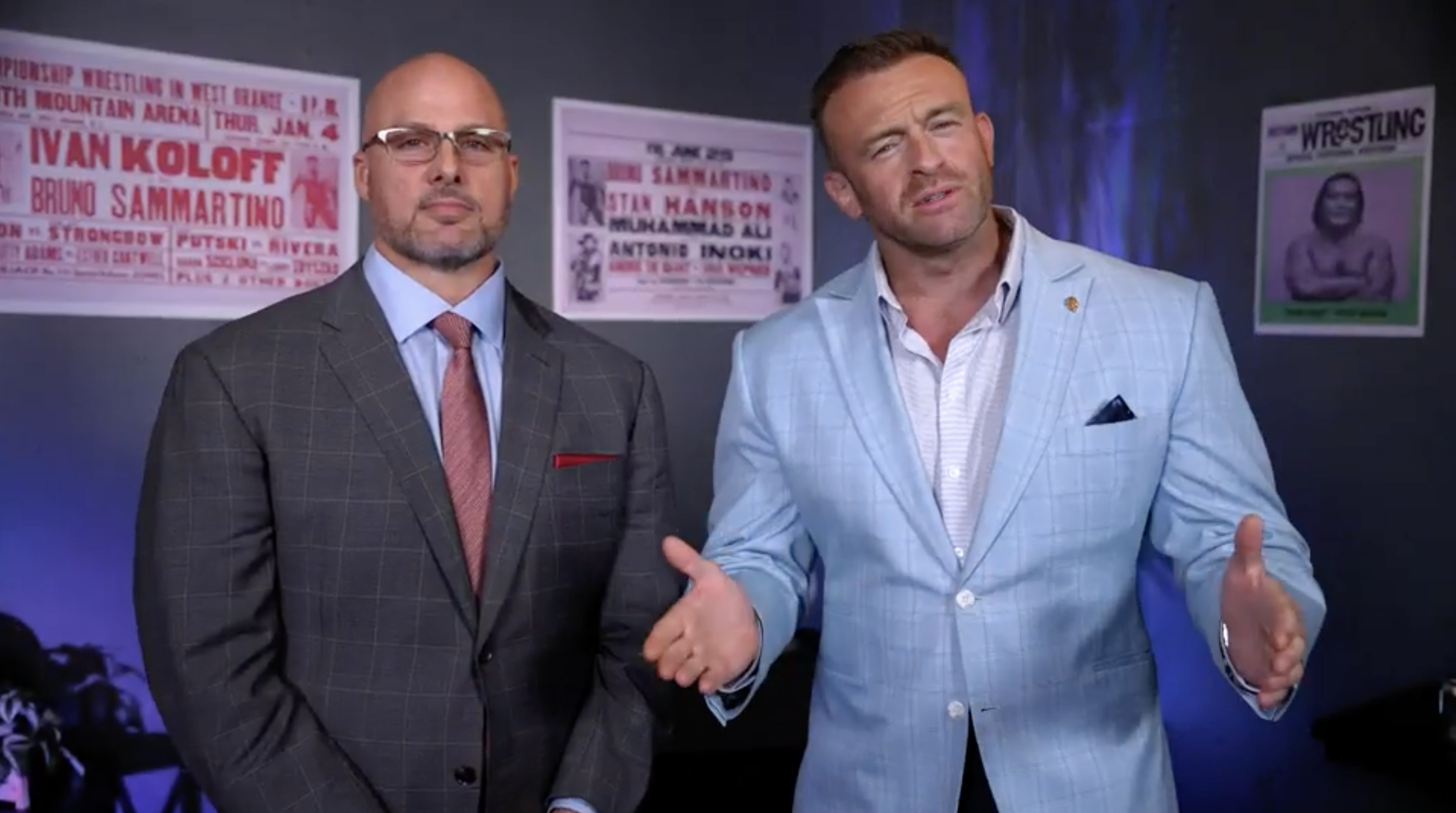 Adam Pearce Nick Aldis