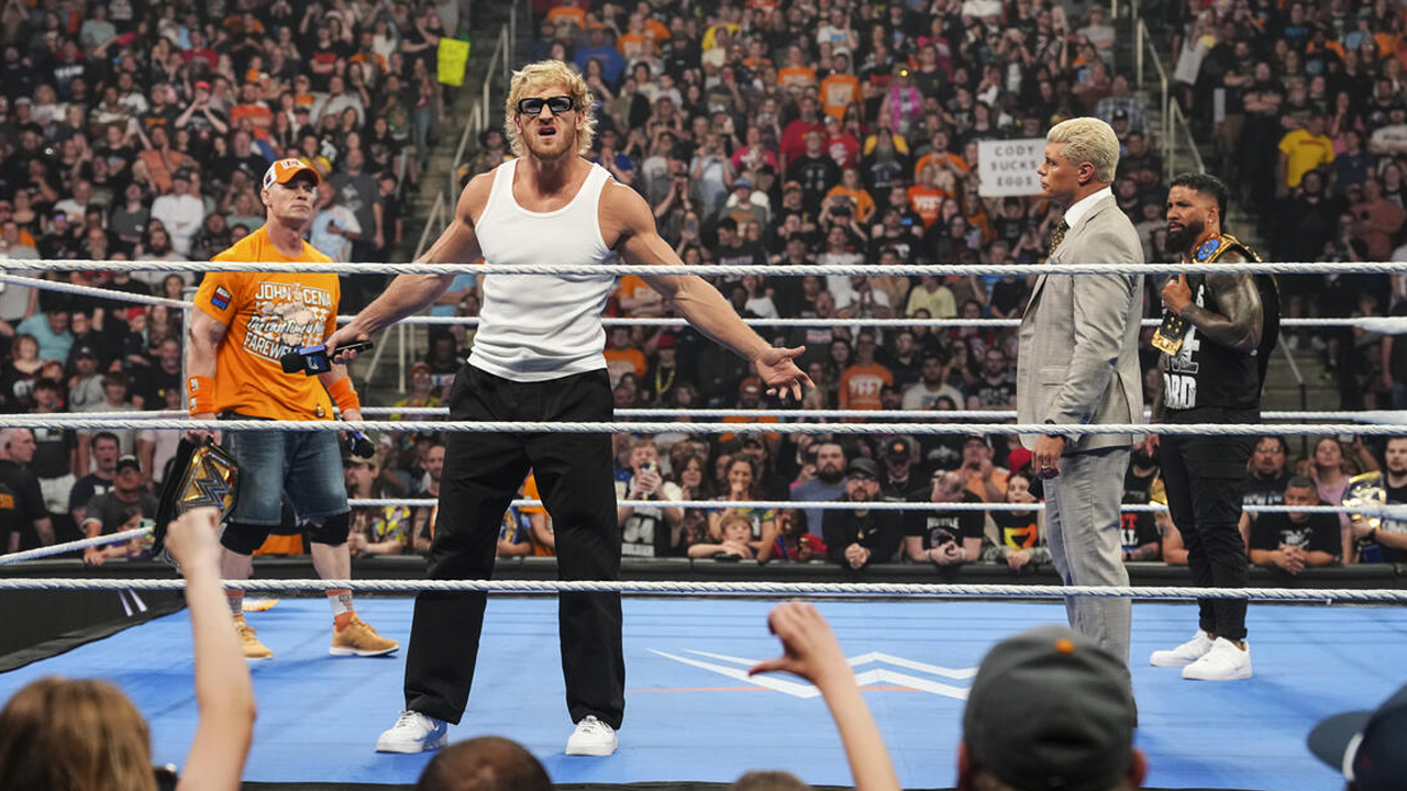 WWE SmackDown John Cena Logan Paul Cody Rhodes Jey Uso