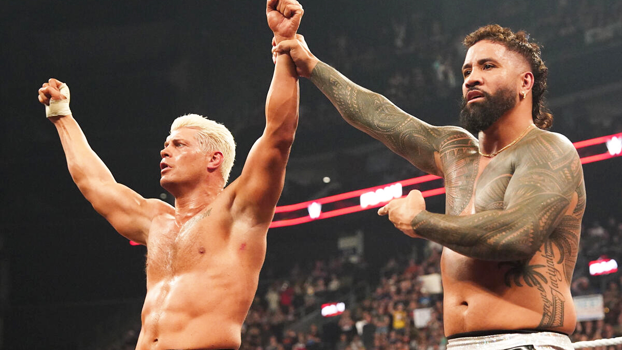 WWE Raw Cody Rhodes Jey Uso