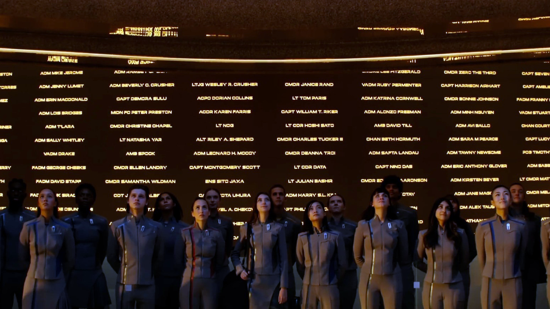 Star Trek Starfleet Academy Trailer Memory Wall