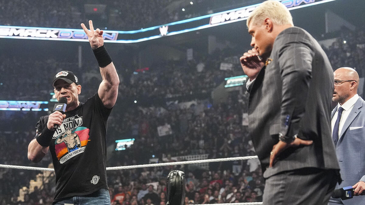 WWE SmackDown John Cena Cody Rhodes Adam Pearce