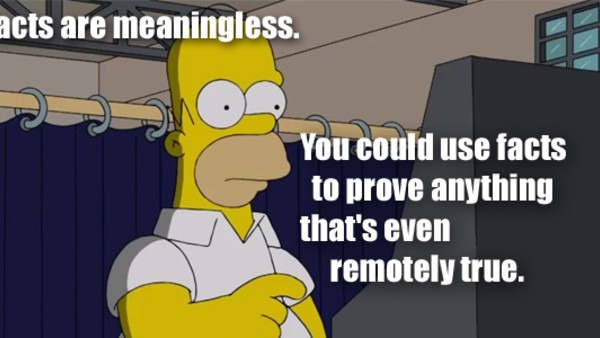 True false facts. Meaningless. Everything is meaningless. Meaningless pictures. Becomes meaningless.