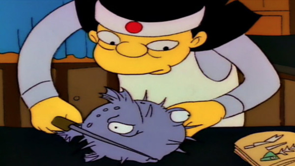 fugu fish simpsons