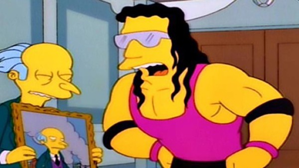 Bret hart simpsons