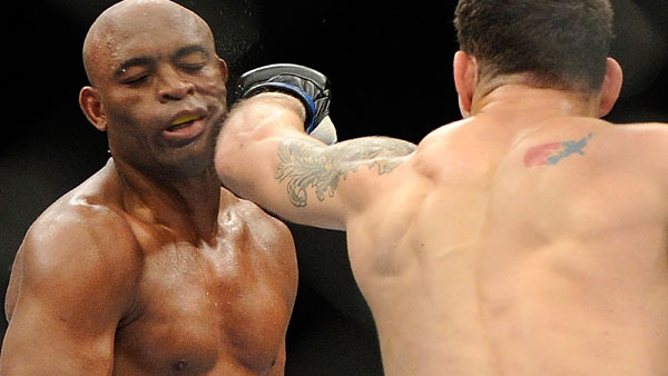 B.J. Penn Matt Hughes yells during a Ultimate Fighting Championship welterweight mixed martial arts match Saturday, Nov. 20, 2010, in Auburn Hills, Mich. (AP Photo/Duane Burleson)