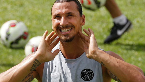 PSG's Zlatan Ibrahimovic